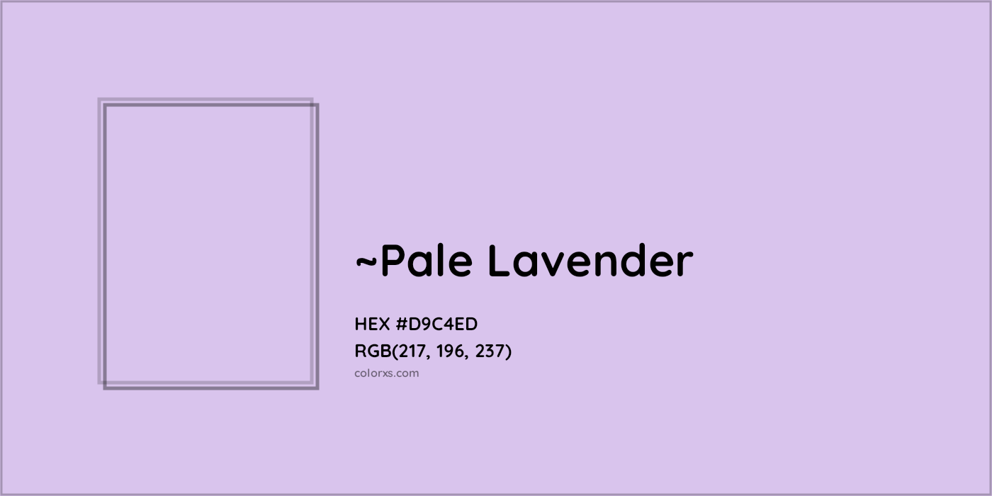 HEX #D9C4ED Color Name, Color Code, Palettes, Similar Paints, Images