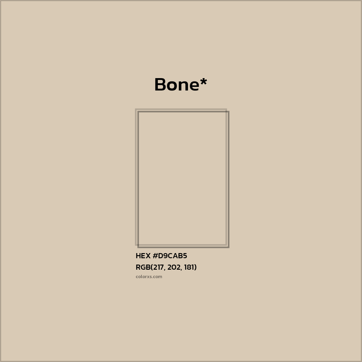 HEX #D9CAB5 Color Name, Color Code, Palettes, Similar Paints, Images