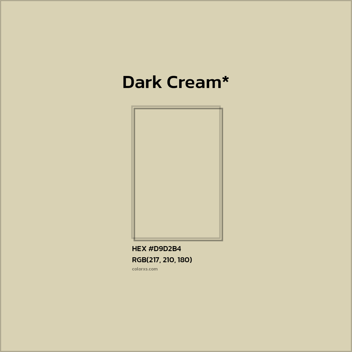 HEX #D9D2B4 Color Name, Color Code, Palettes, Similar Paints, Images