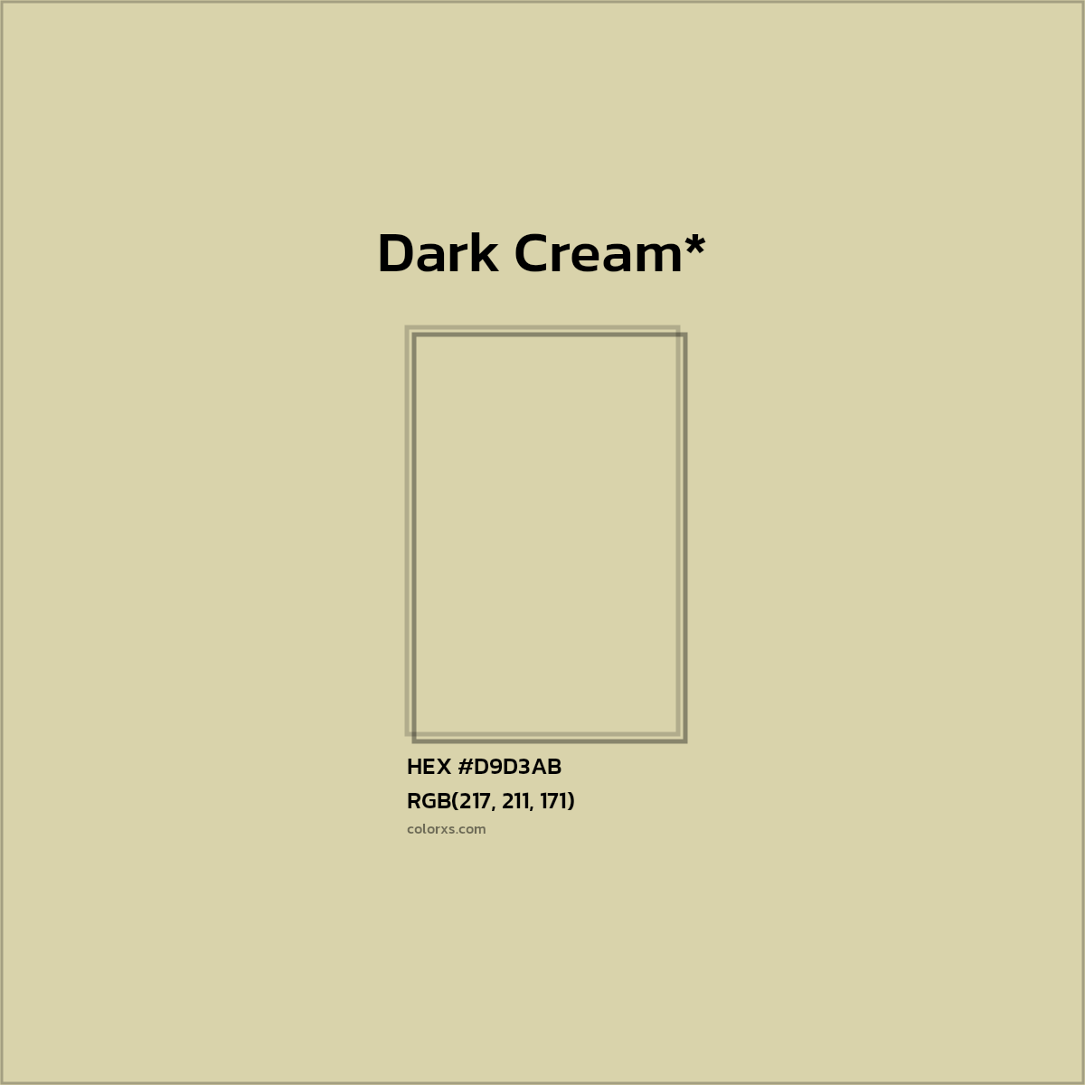 HEX #D9D3AB Color Name, Color Code, Palettes, Similar Paints, Images