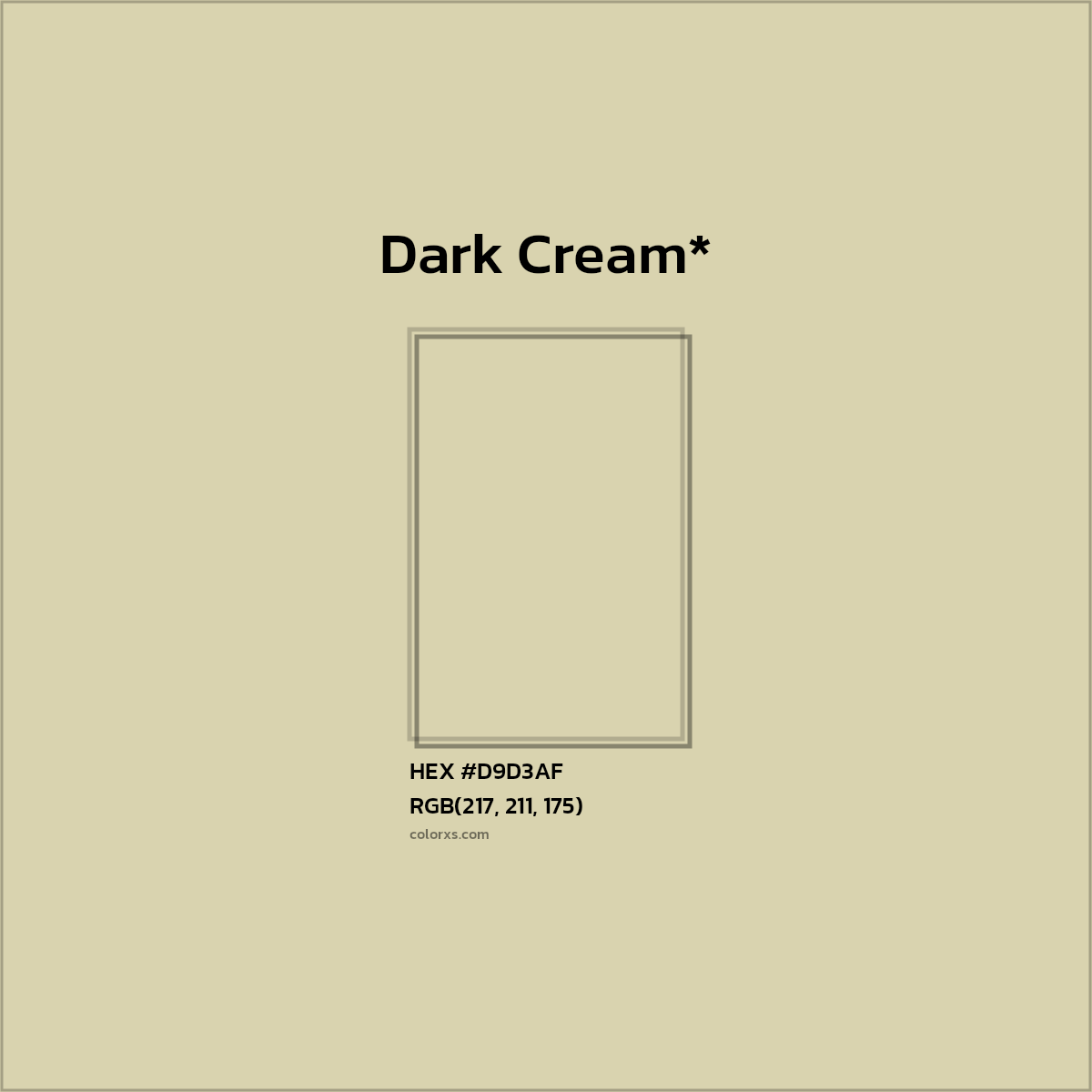 HEX #D9D3AF Color Name, Color Code, Palettes, Similar Paints, Images