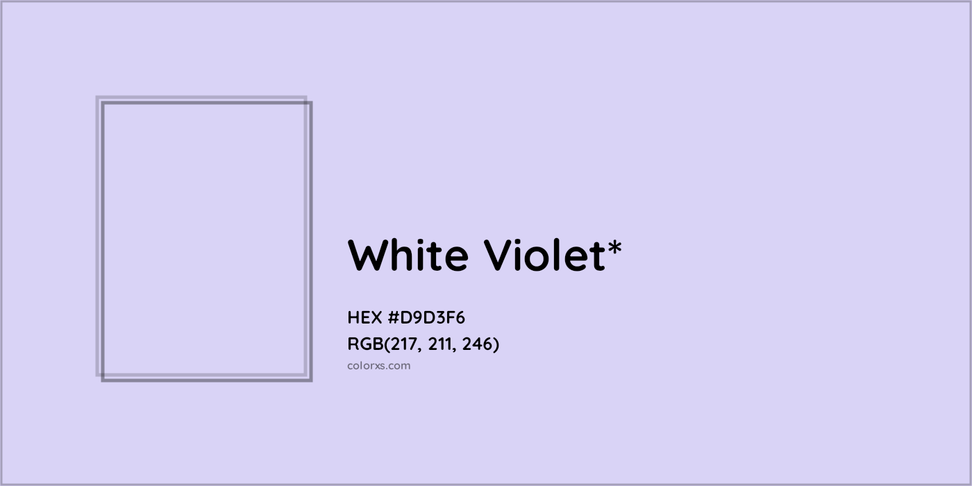 HEX #D9D3F6 Color Name, Color Code, Palettes, Similar Paints, Images