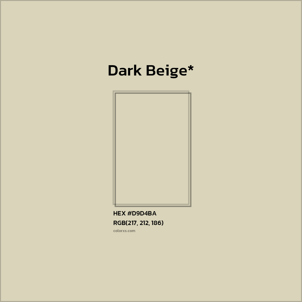 HEX #D9D4BA Color Name, Color Code, Palettes, Similar Paints, Images