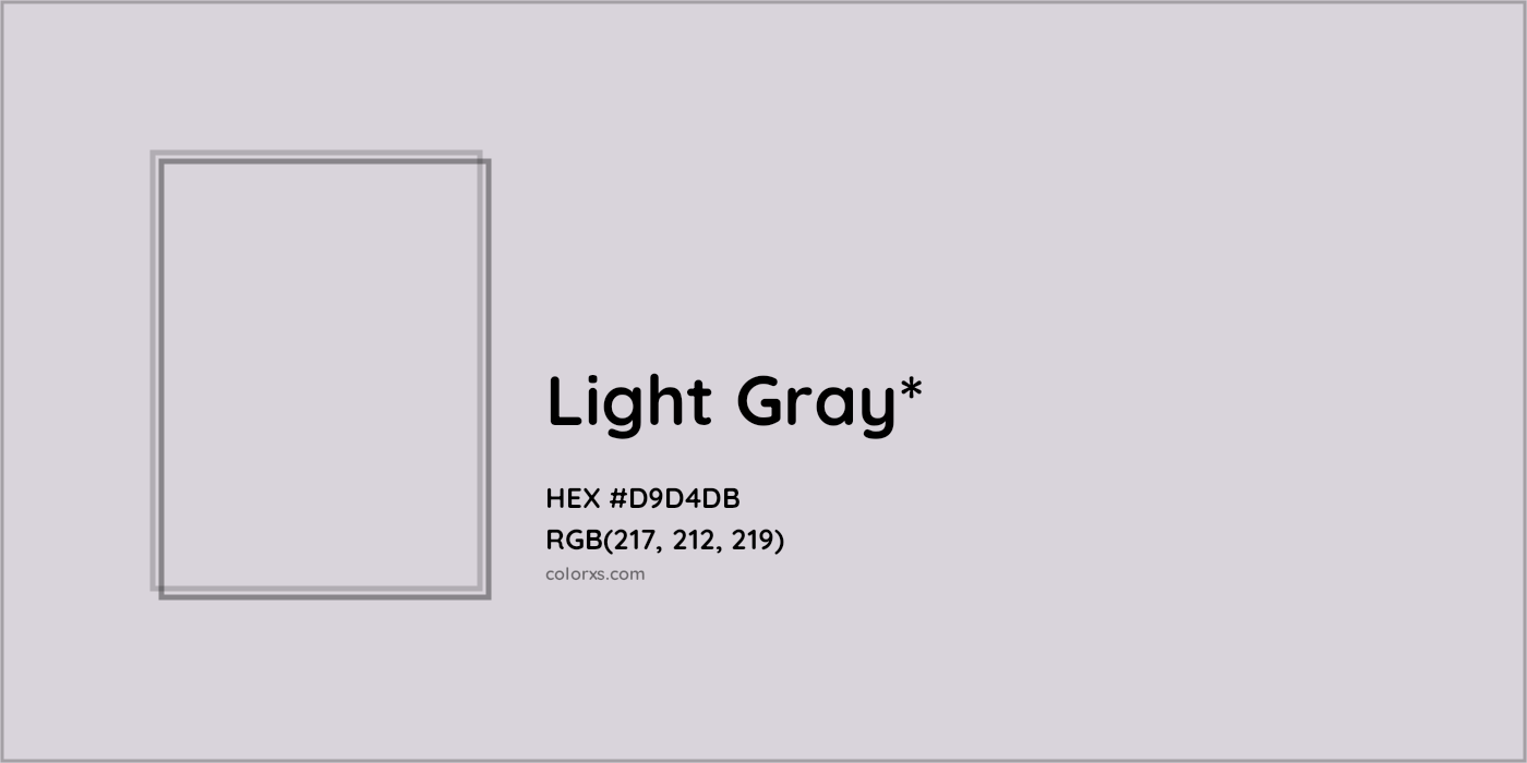 HEX #D9D4DB Color Name, Color Code, Palettes, Similar Paints, Images