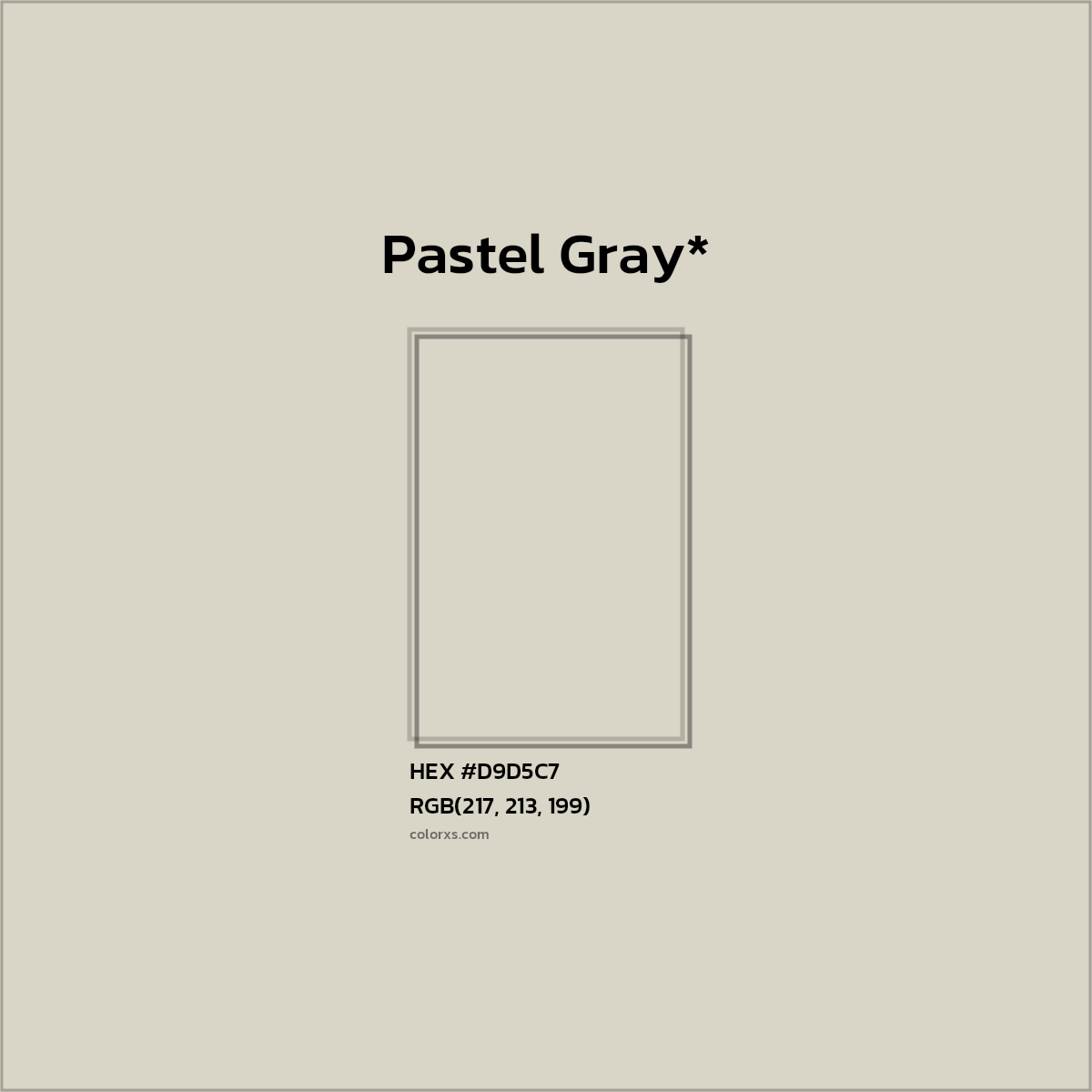 HEX #D9D5C7 Color Name, Color Code, Palettes, Similar Paints, Images