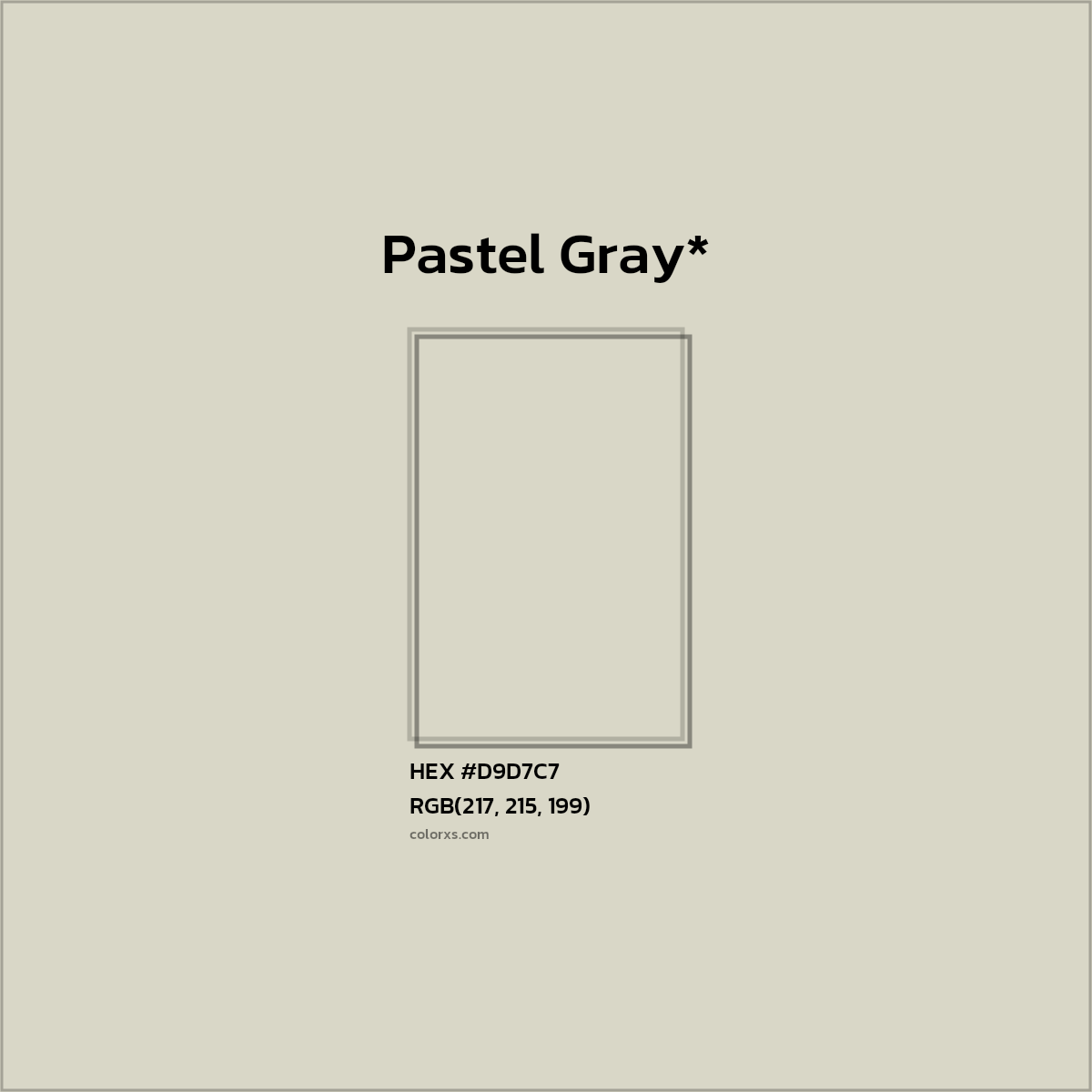 HEX #D9D7C7 Color Name, Color Code, Palettes, Similar Paints, Images