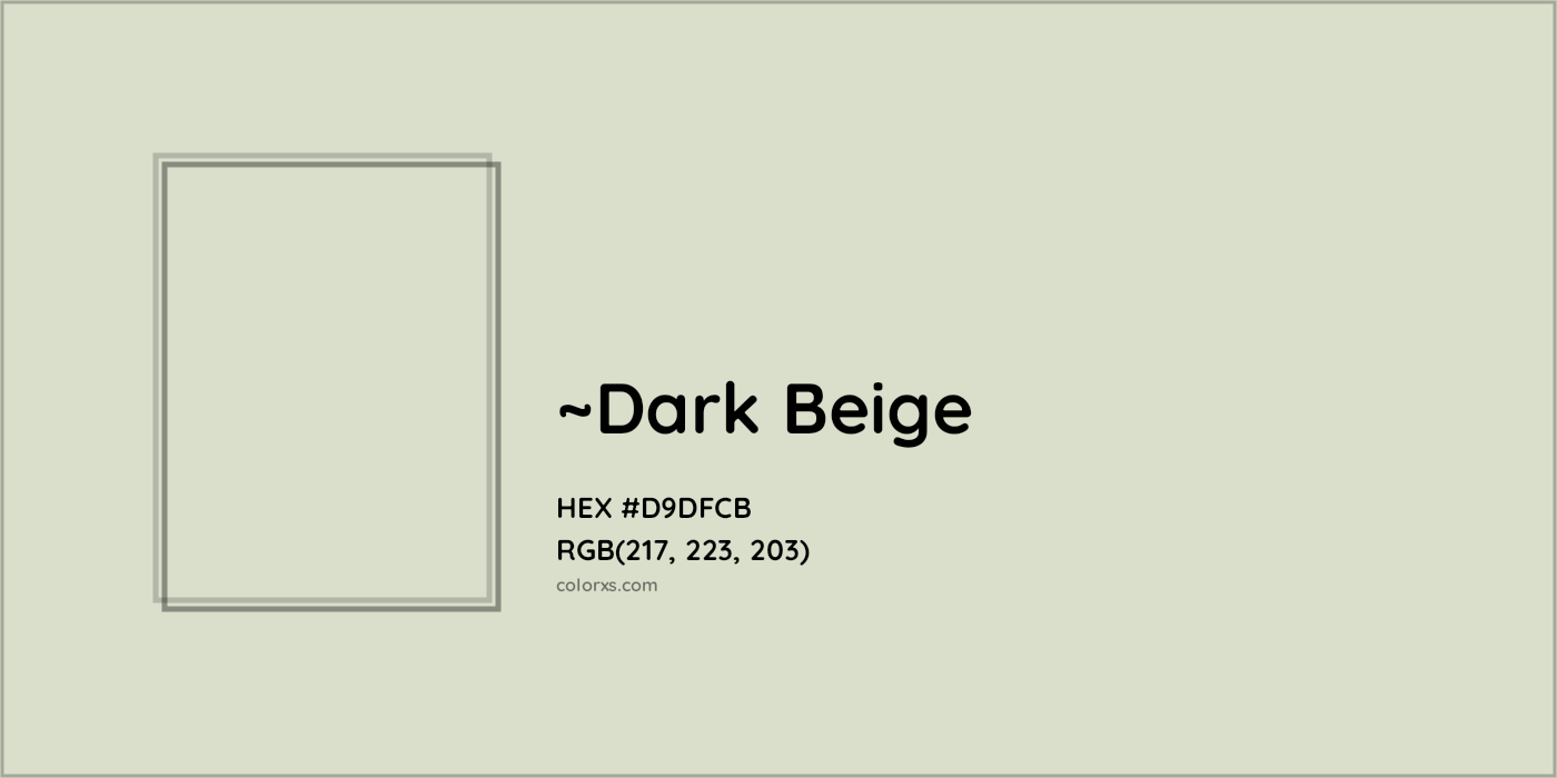HEX #D9DFCB Color Name, Color Code, Palettes, Similar Paints, Images
