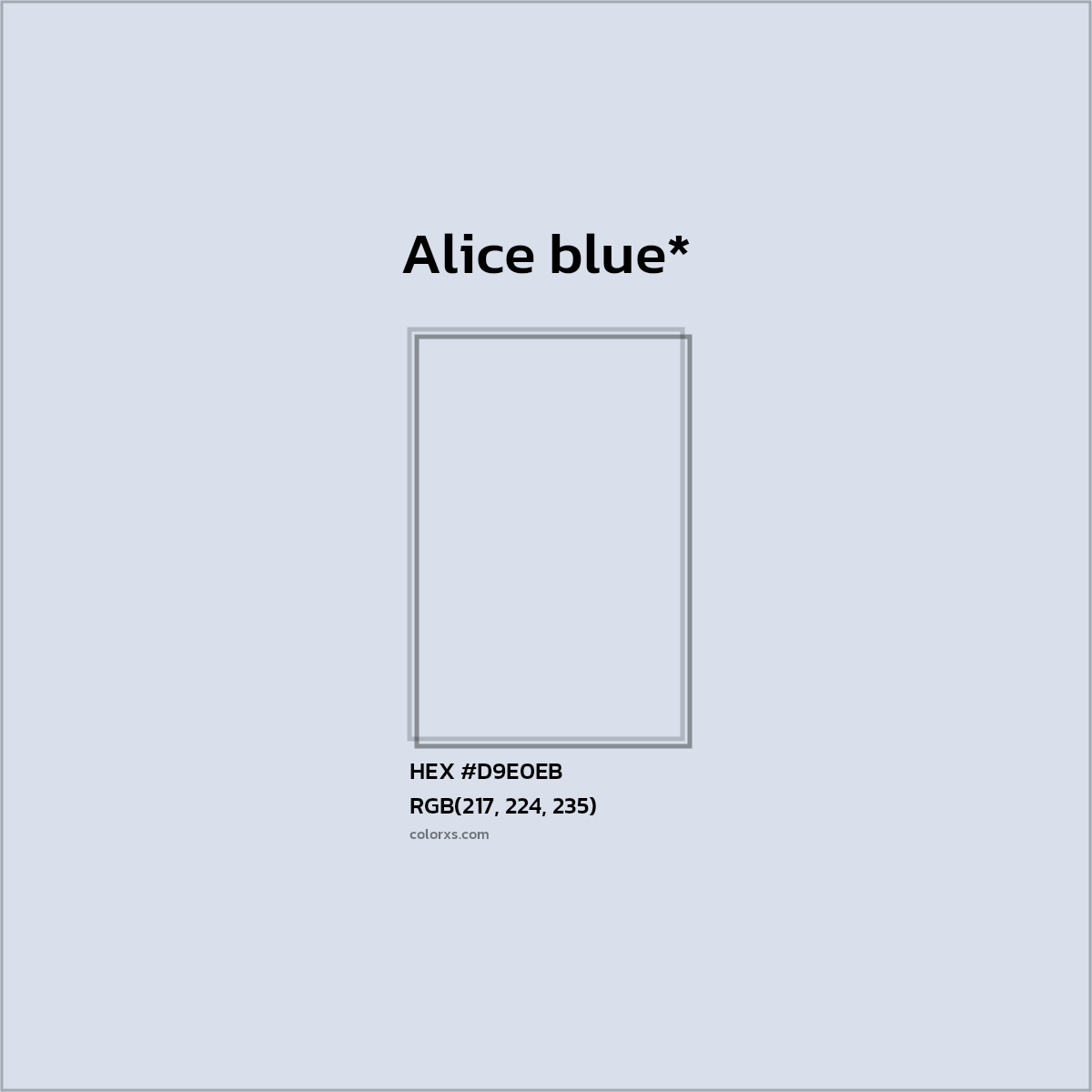HEX #D9E0EB Color Name, Color Code, Palettes, Similar Paints, Images