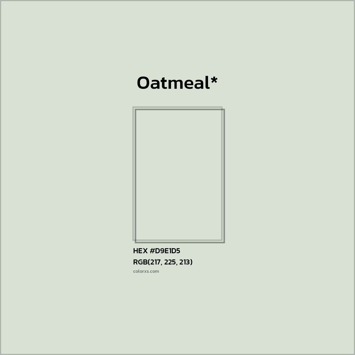 HEX #D9E1D5 Color Name, Color Code, Palettes, Similar Paints, Images