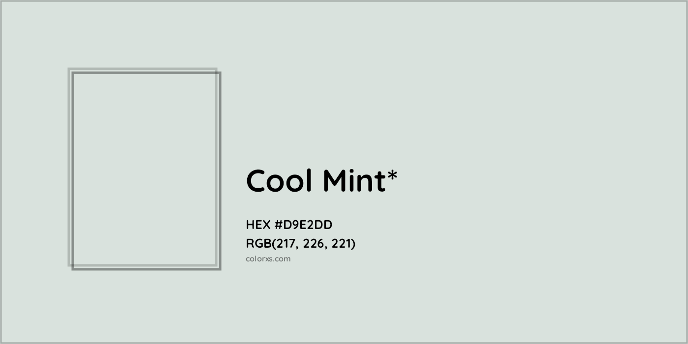 HEX #D9E2DD Color Name, Color Code, Palettes, Similar Paints, Images