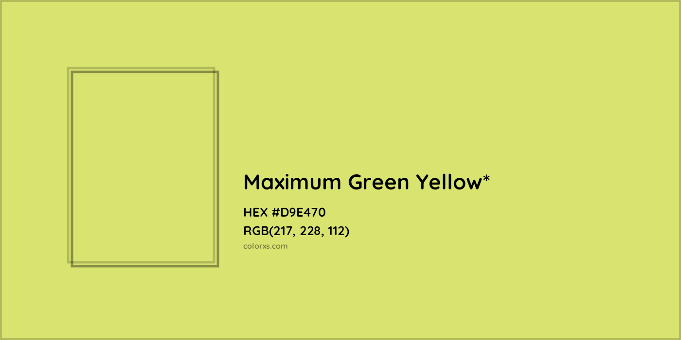 HEX #D9E470 Color Name, Color Code, Palettes, Similar Paints, Images