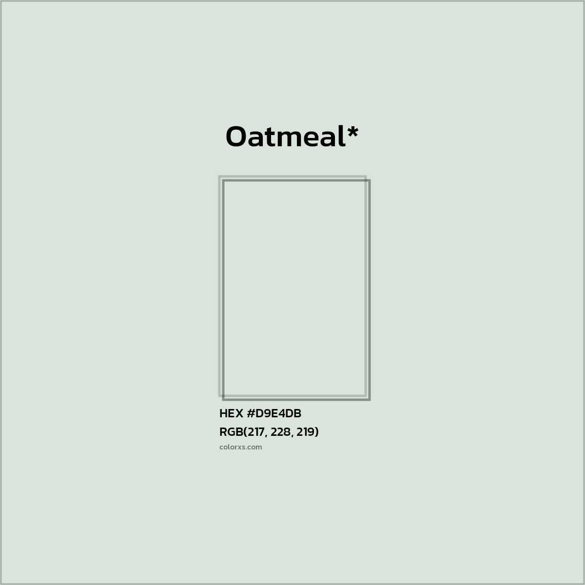 HEX #D9E4DB Color Name, Color Code, Palettes, Similar Paints, Images