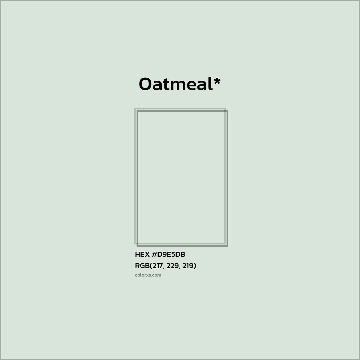 HEX #D9E5DB Color Name, Color Code, Palettes, Similar Paints, Images
