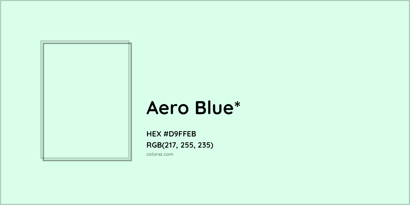 HEX #D9FFEB Color Name, Color Code, Palettes, Similar Paints, Images