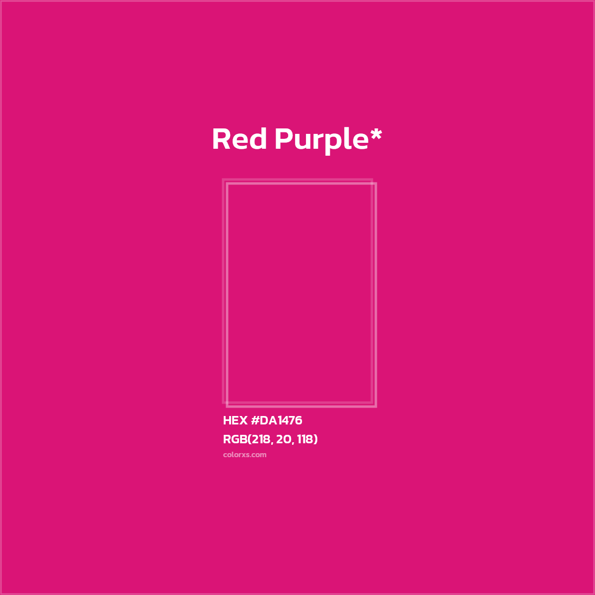 HEX #DA1476 Color Name, Color Code, Palettes, Similar Paints, Images