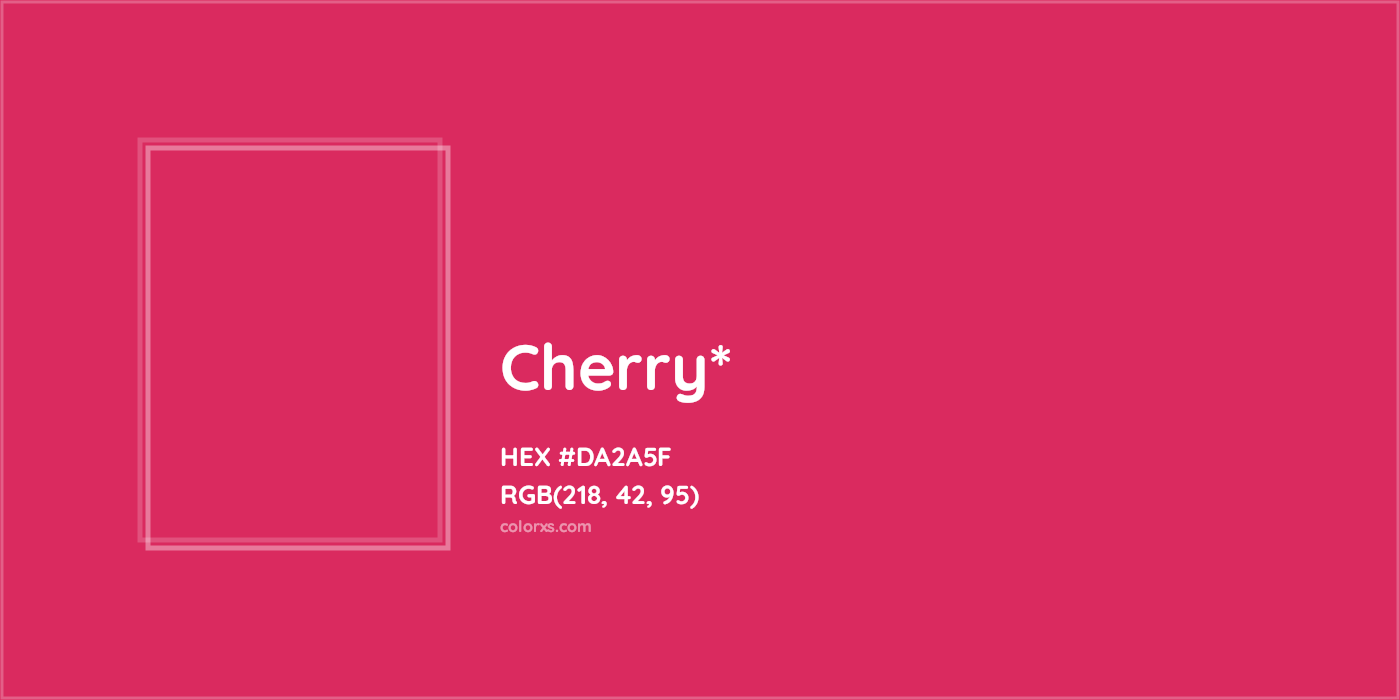HEX #DA2A5F Color Name, Color Code, Palettes, Similar Paints, Images