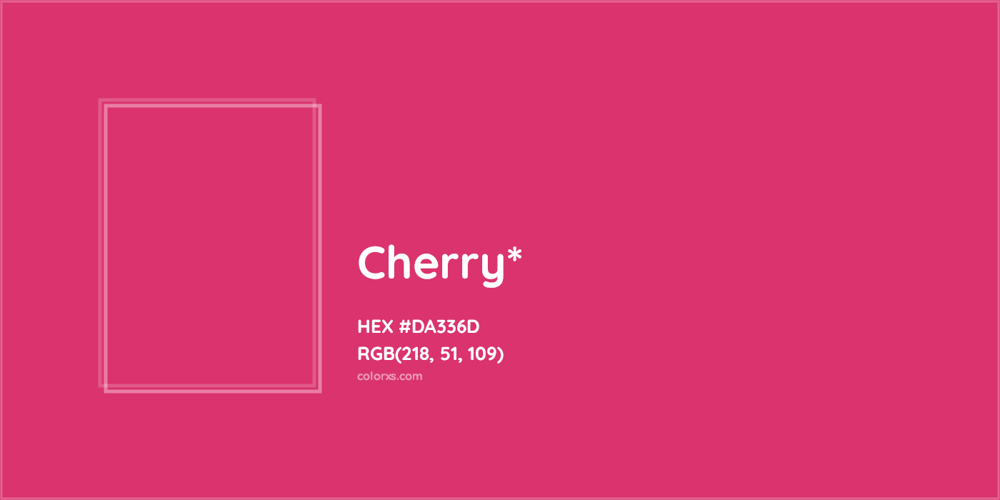 HEX #DA336D Color Name, Color Code, Palettes, Similar Paints, Images