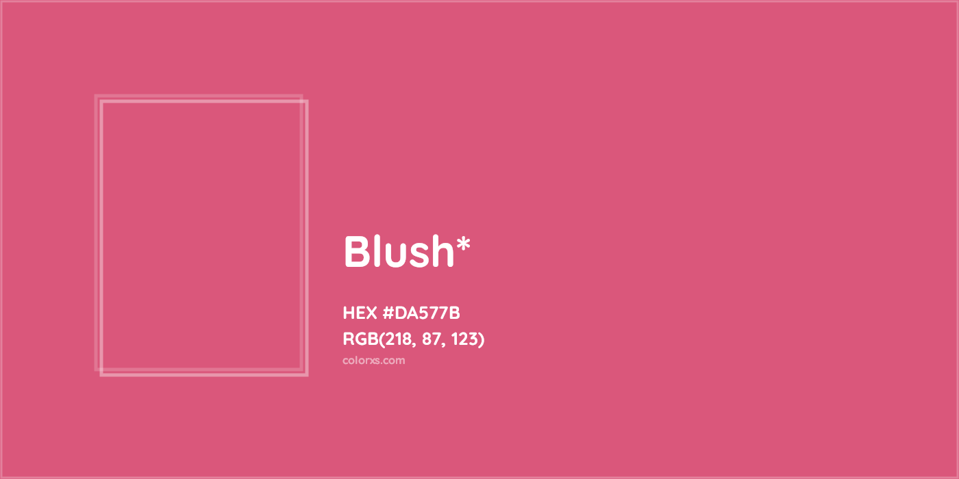 HEX #DA577B Color Name, Color Code, Palettes, Similar Paints, Images