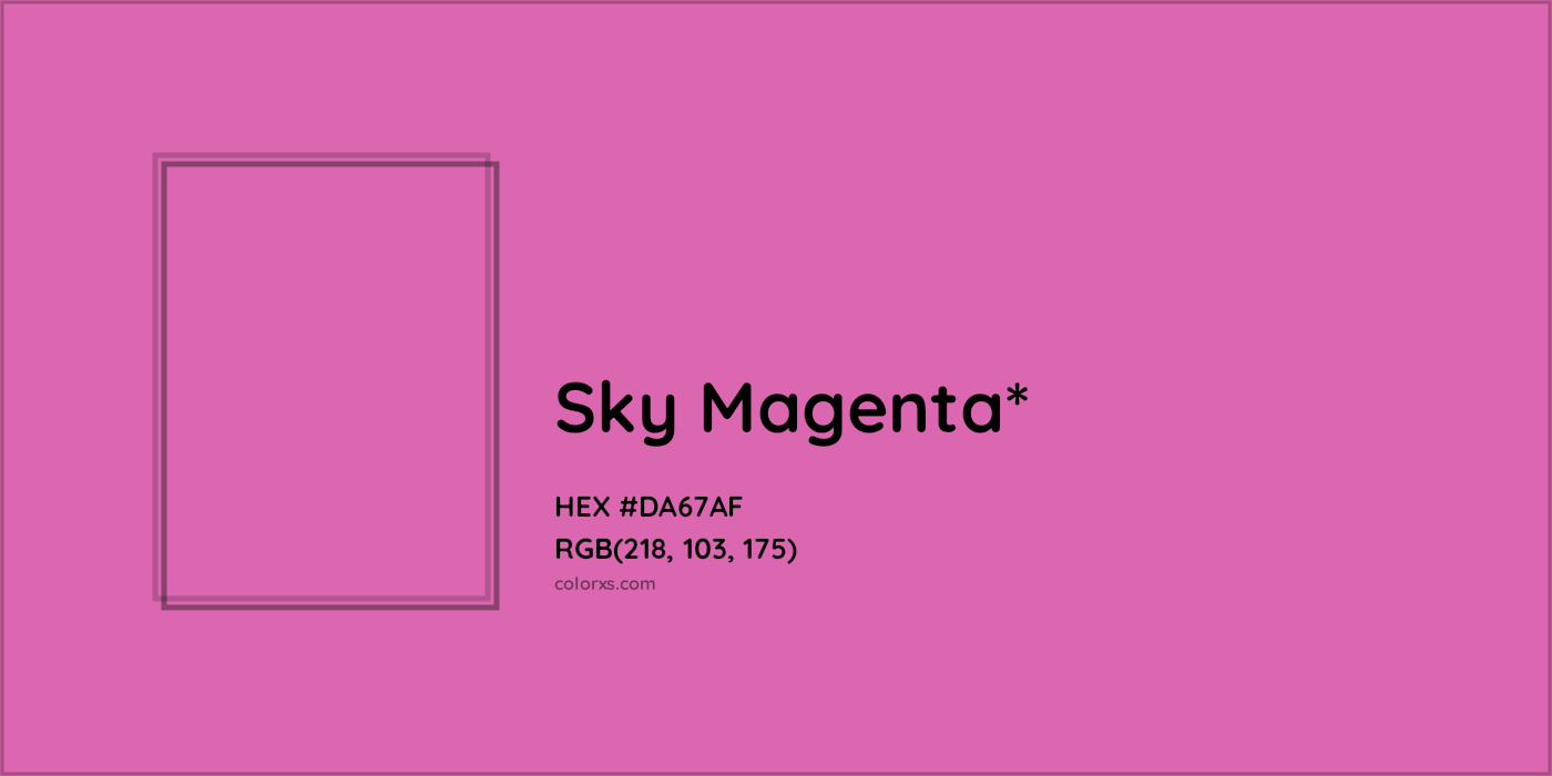 HEX #DA67AF Color Name, Color Code, Palettes, Similar Paints, Images