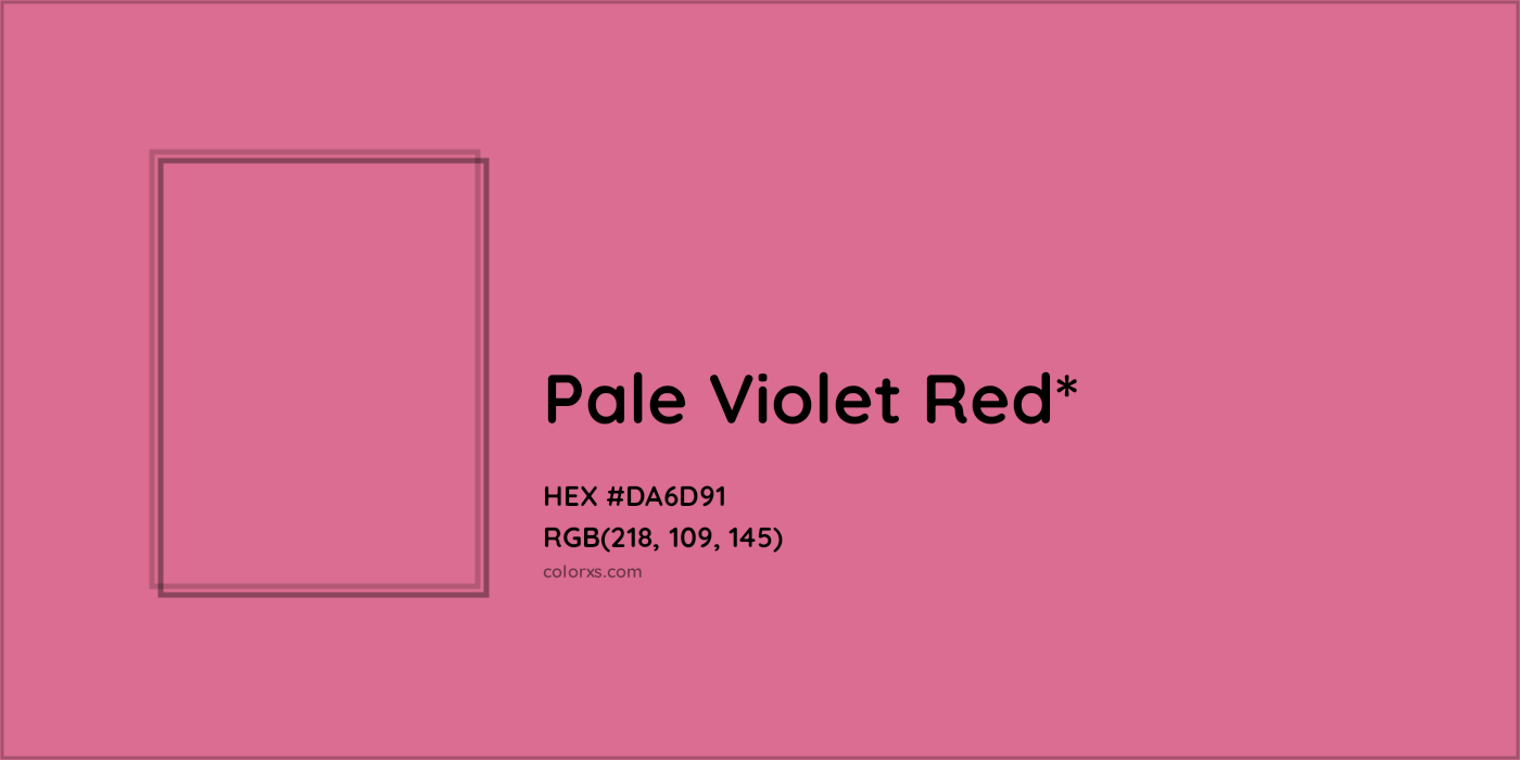 HEX #DA6D91 Color Name, Color Code, Palettes, Similar Paints, Images