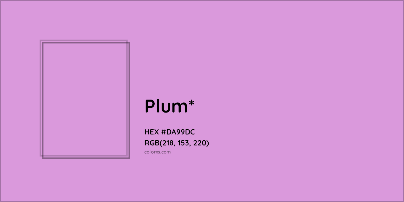 HEX #DA99DC Color Name, Color Code, Palettes, Similar Paints, Images