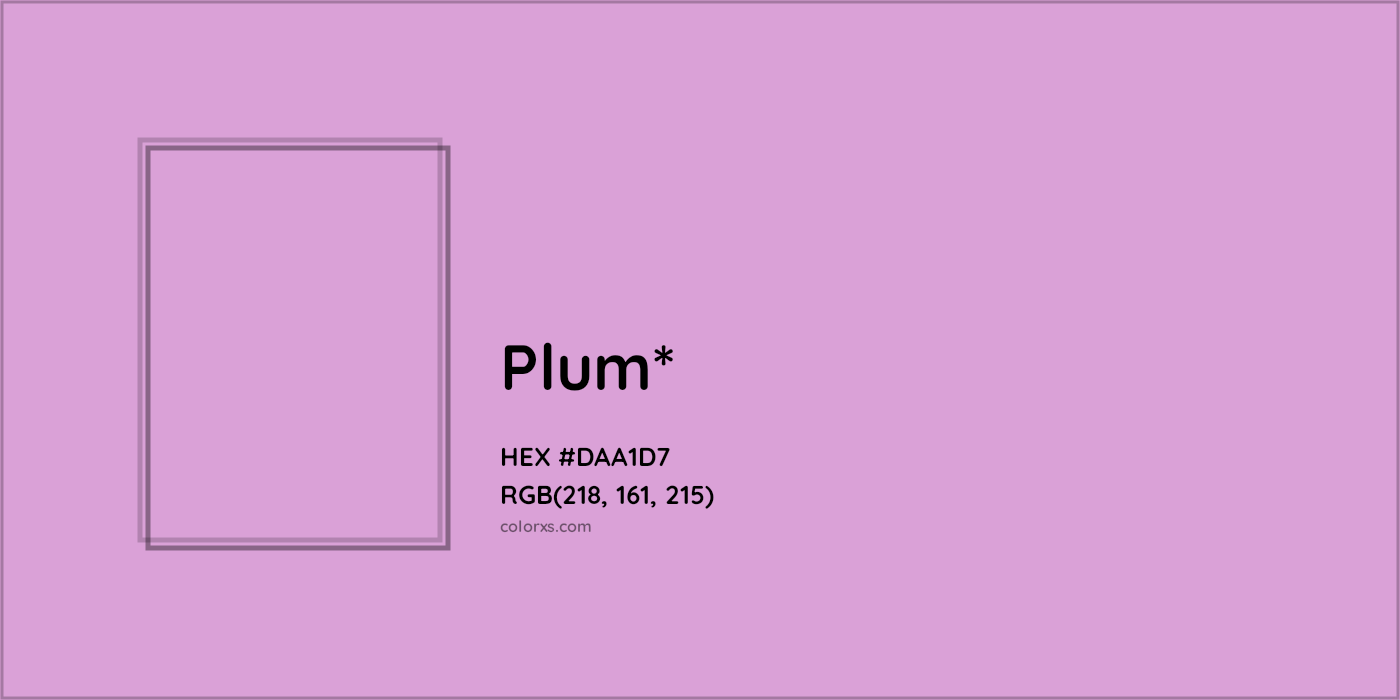 HEX #DAA1D7 Color Name, Color Code, Palettes, Similar Paints, Images