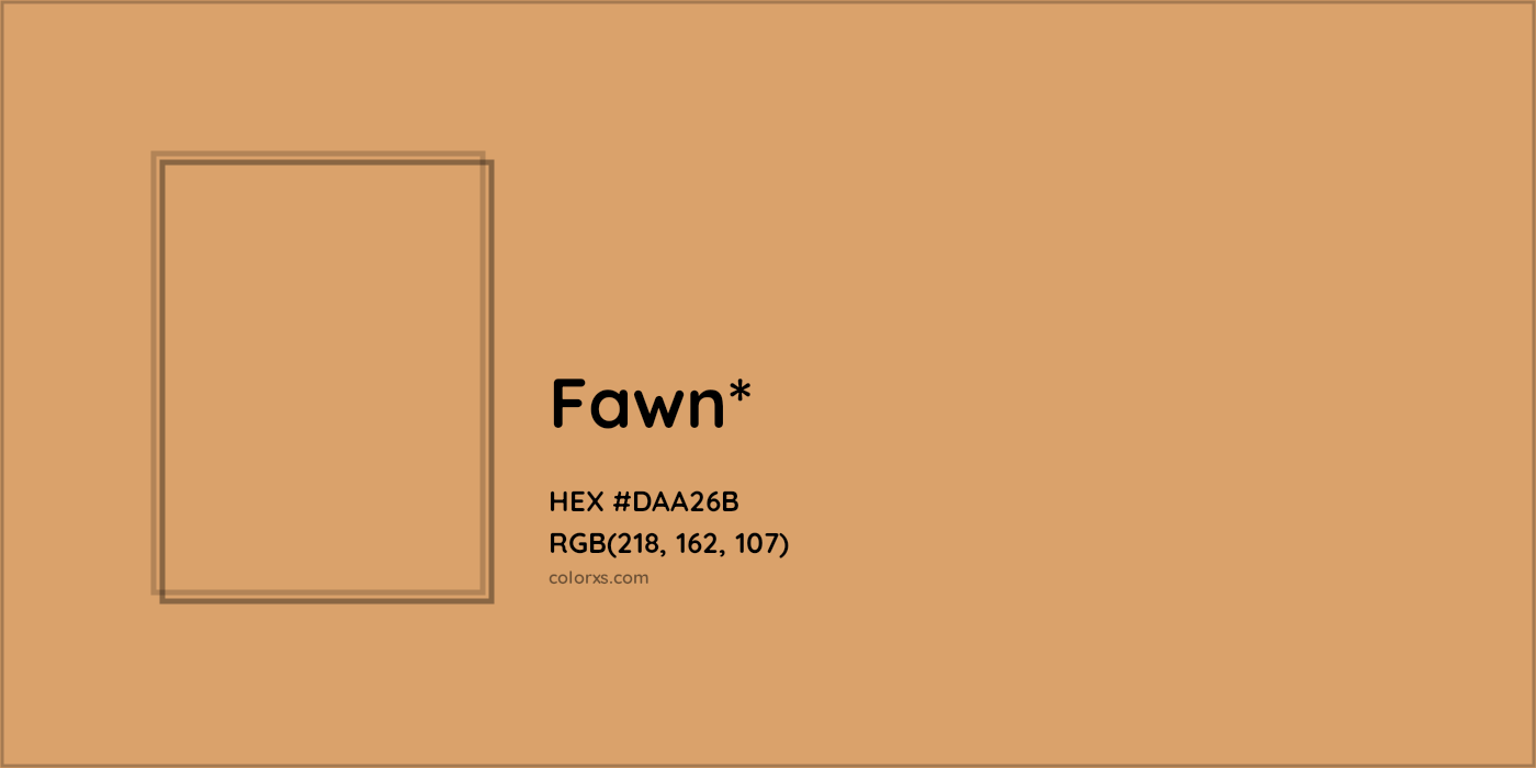 HEX #DAA26B Color Name, Color Code, Palettes, Similar Paints, Images