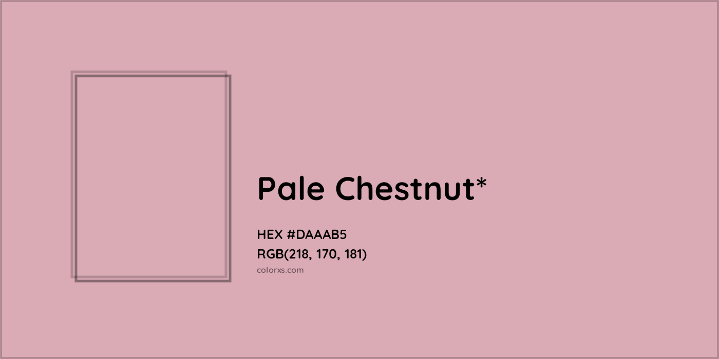 HEX #DAAAB5 Color Name, Color Code, Palettes, Similar Paints, Images