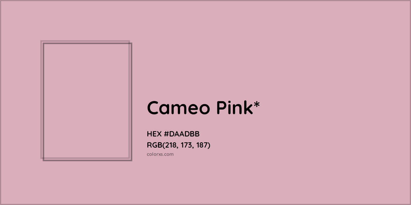 HEX #DAADBB Color Name, Color Code, Palettes, Similar Paints, Images