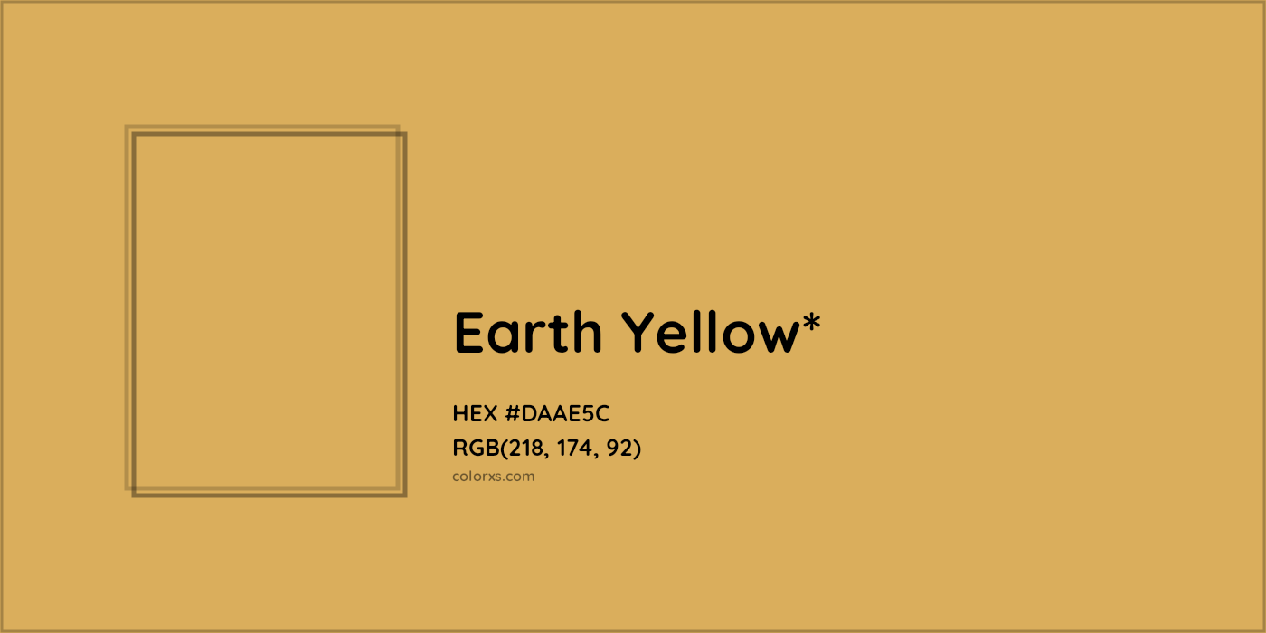 HEX #DAAE5C Color Name, Color Code, Palettes, Similar Paints, Images