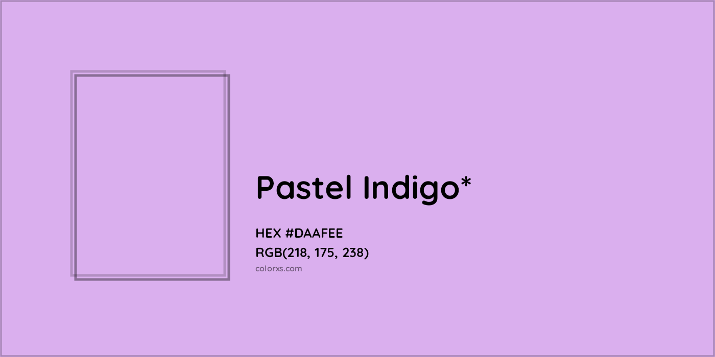 HEX #DAAFEE Color Name, Color Code, Palettes, Similar Paints, Images
