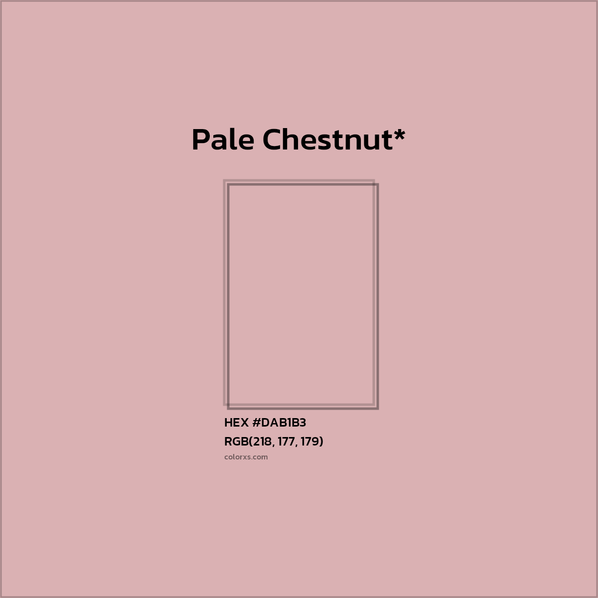 HEX #DAB1B3 Color Name, Color Code, Palettes, Similar Paints, Images
