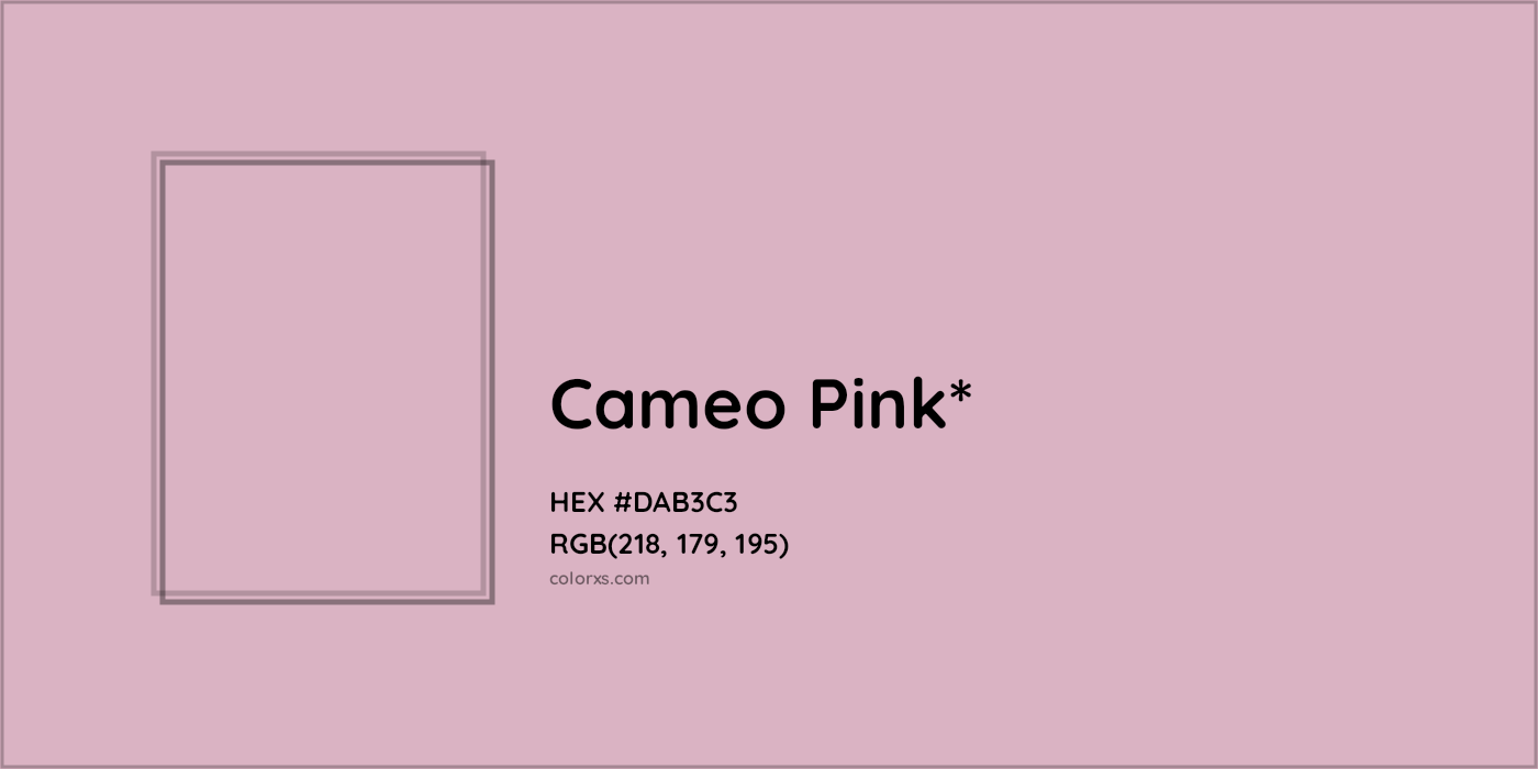 HEX #DAB3C3 Color Name, Color Code, Palettes, Similar Paints, Images