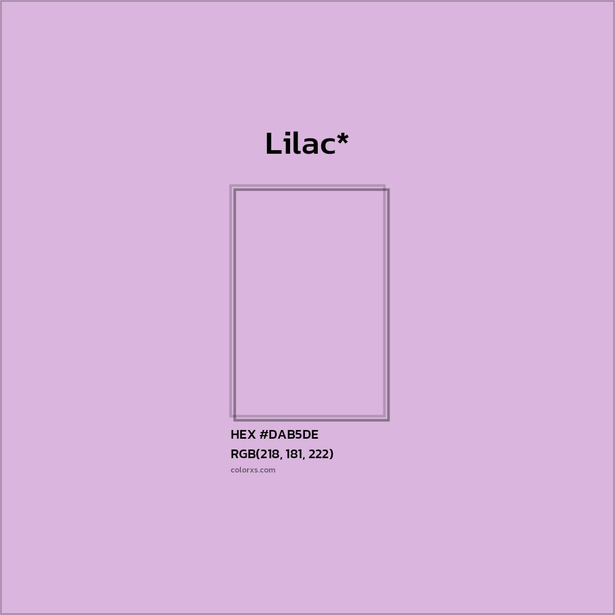 HEX #DAB5DE Color Name, Color Code, Palettes, Similar Paints, Images