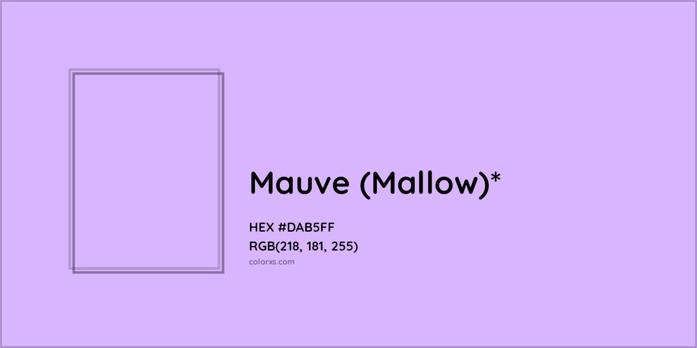 HEX #DAB5FF Color Name, Color Code, Palettes, Similar Paints, Images