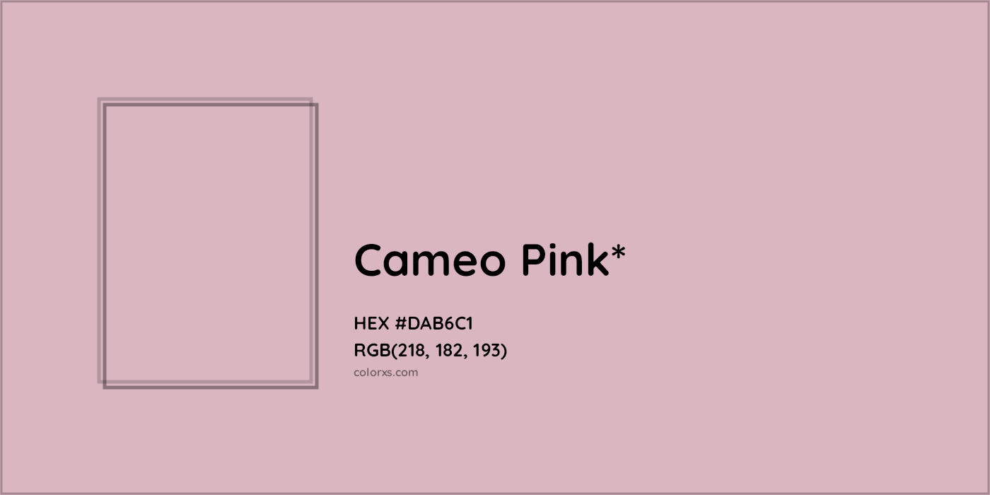 HEX #DAB6C1 Color Name, Color Code, Palettes, Similar Paints, Images