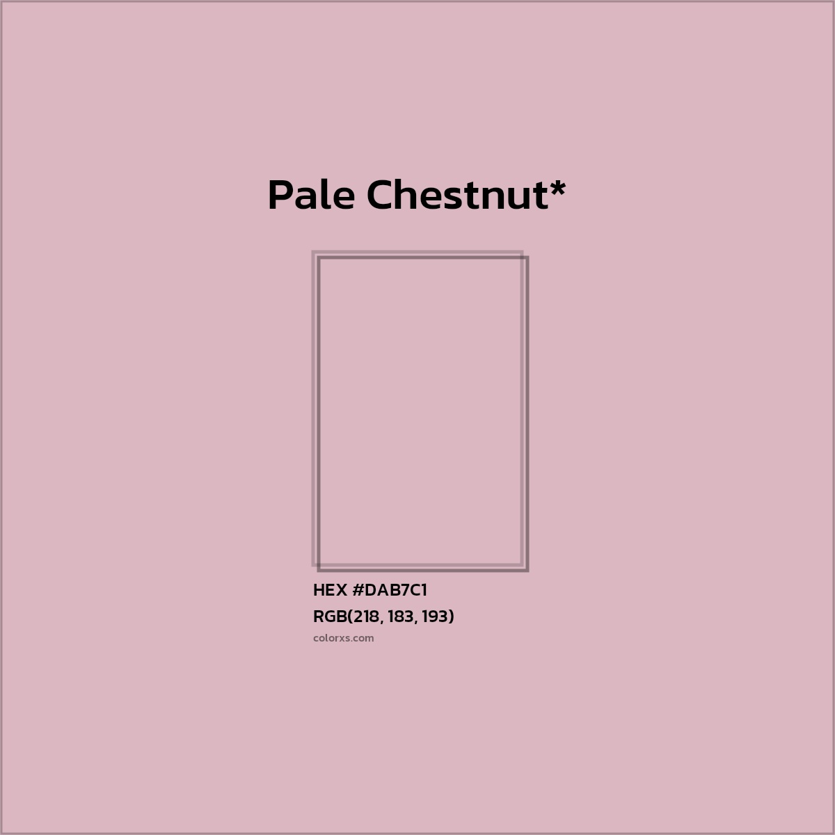 HEX #DAB7C1 Color Name, Color Code, Palettes, Similar Paints, Images