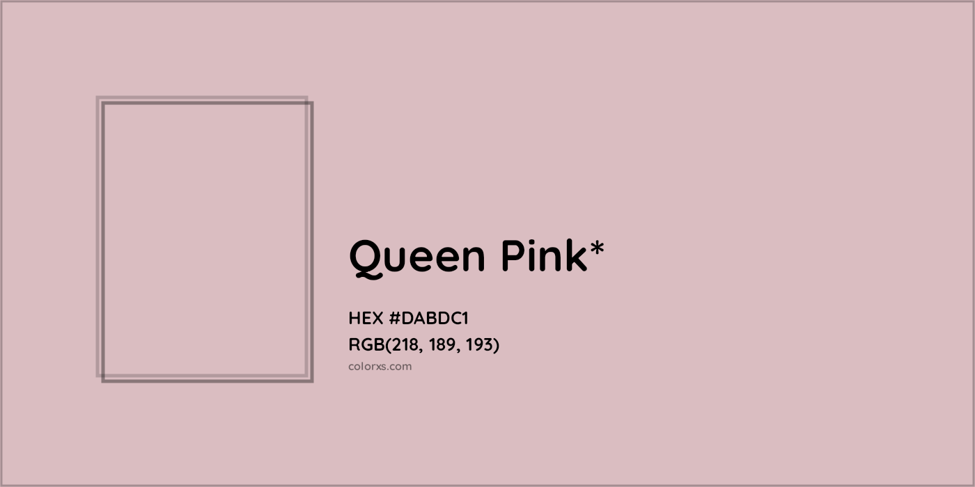 HEX #DABDC1 Color Name, Color Code, Palettes, Similar Paints, Images