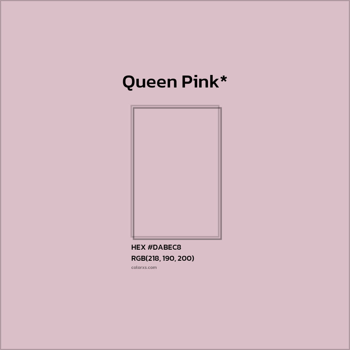 HEX #DABEC8 Color Name, Color Code, Palettes, Similar Paints, Images