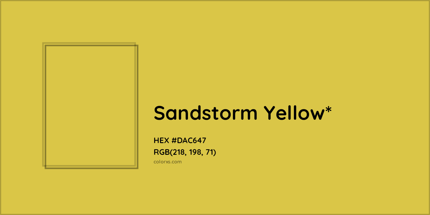 HEX #DAC647 Color Name, Color Code, Palettes, Similar Paints, Images