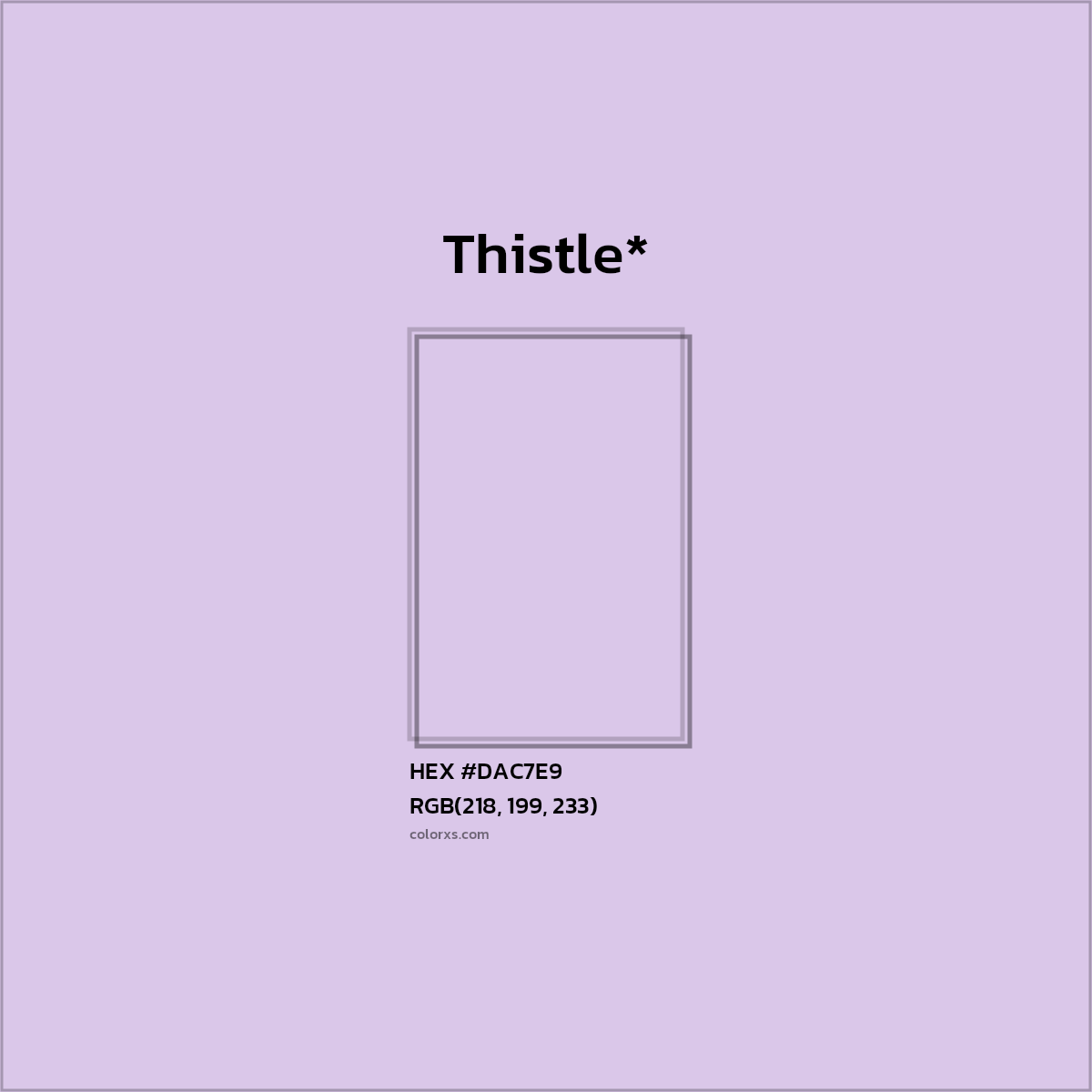 HEX #DAC7E9 Color Name, Color Code, Palettes, Similar Paints, Images