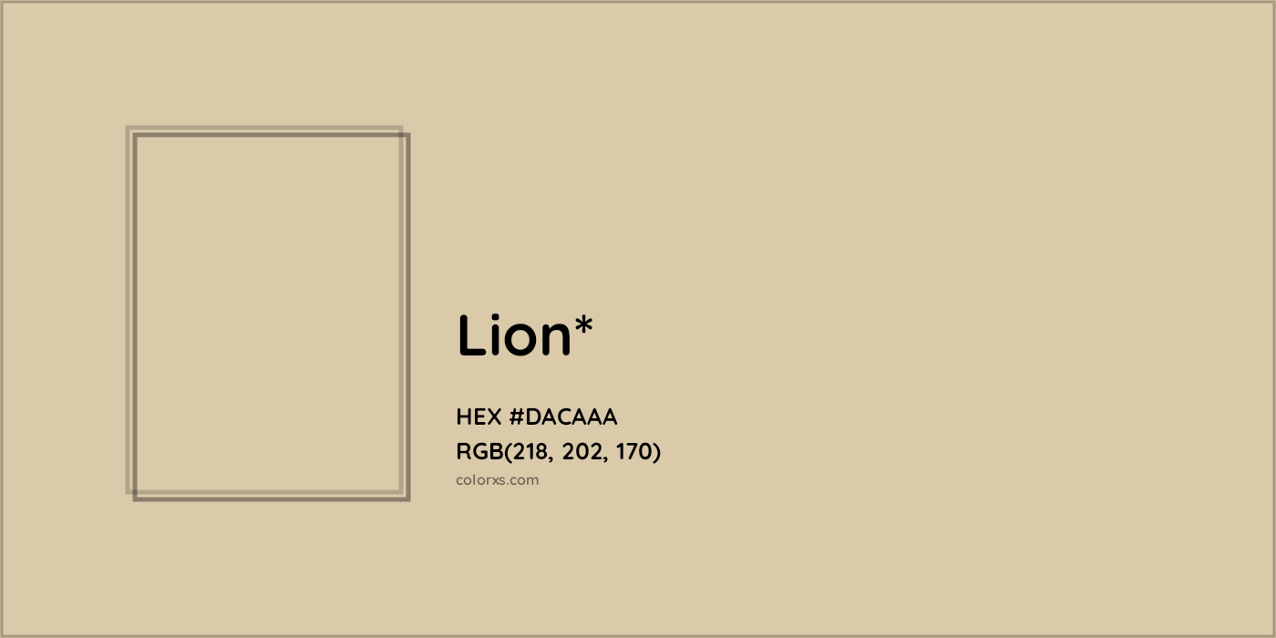 HEX #DACAAA Color Name, Color Code, Palettes, Similar Paints, Images