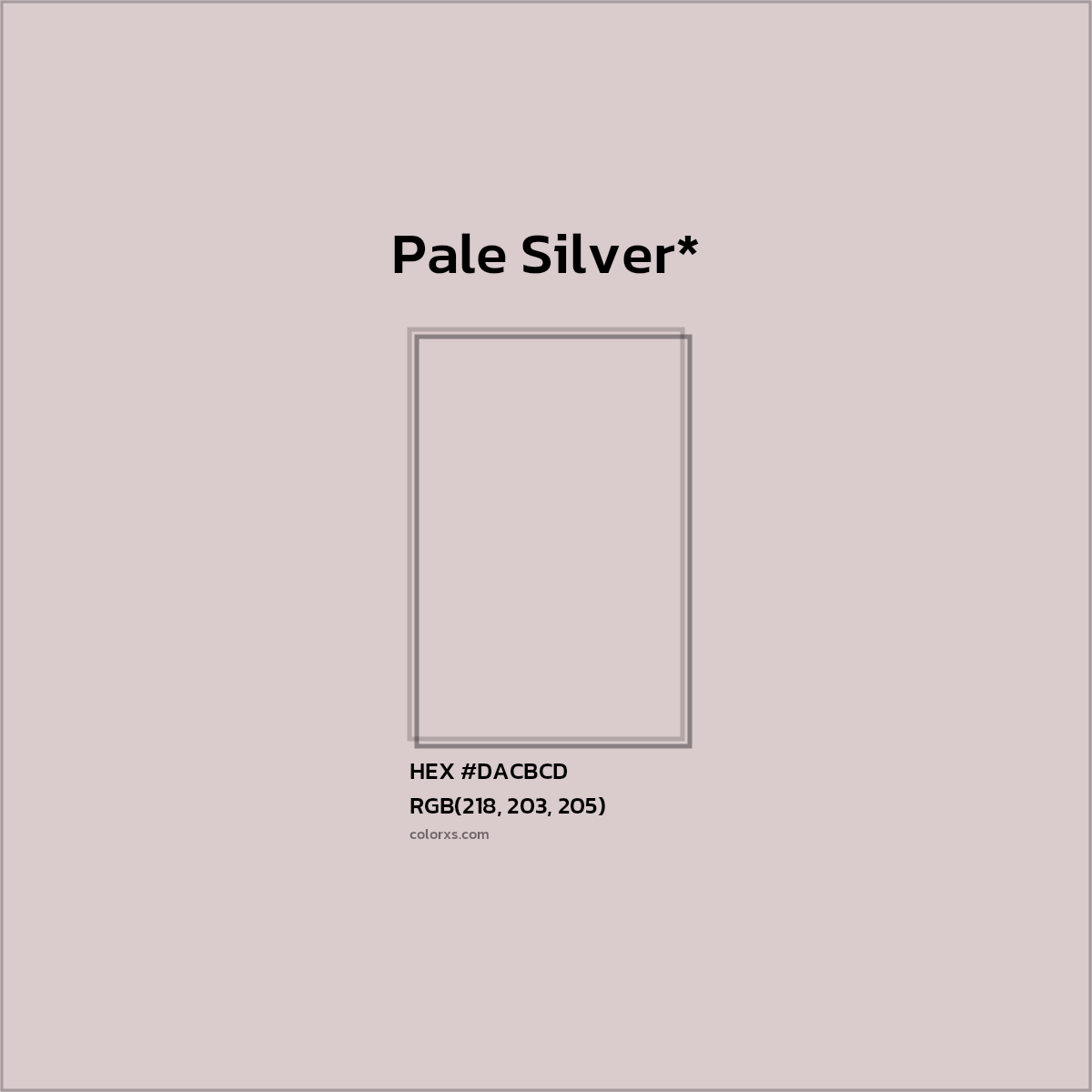 HEX #DACBCD Color Name, Color Code, Palettes, Similar Paints, Images