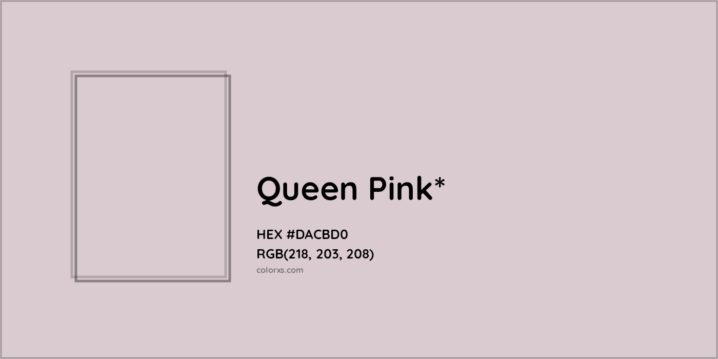 HEX #DACBD0 Color Name, Color Code, Palettes, Similar Paints, Images
