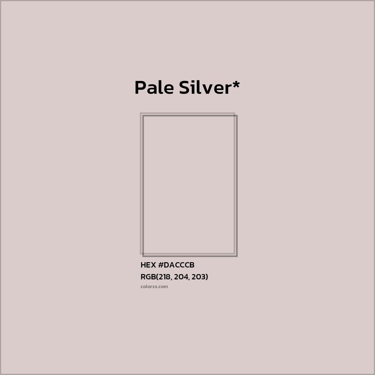 HEX #DACCCB Color Name, Color Code, Palettes, Similar Paints, Images