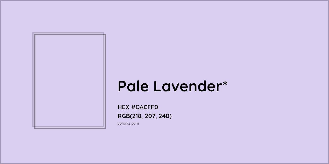 HEX #DACFF0 Color Name, Color Code, Palettes, Similar Paints, Images
