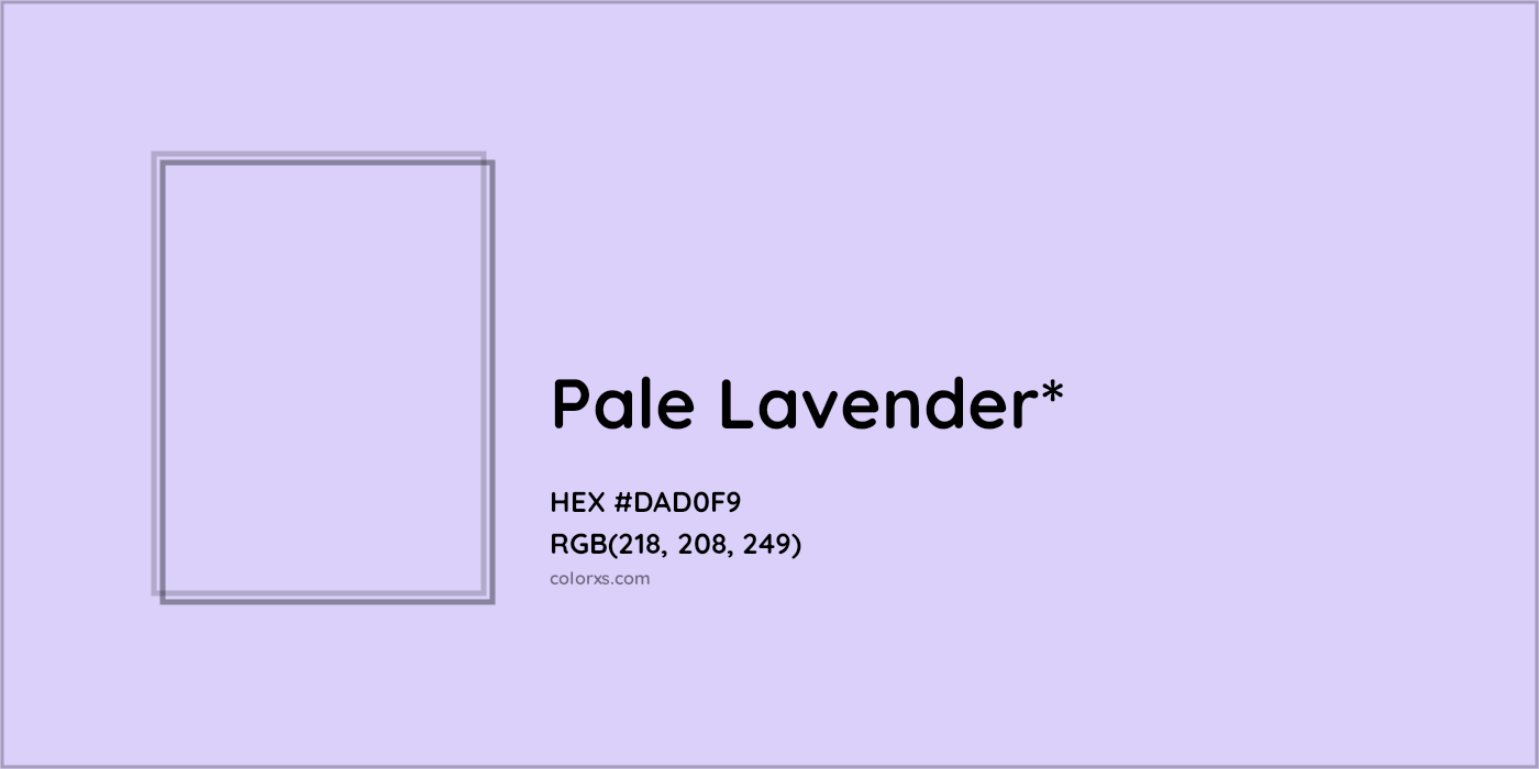 HEX #DAD0F9 Color Name, Color Code, Palettes, Similar Paints, Images