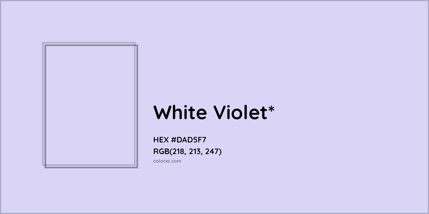 HEX #DAD5F7 Color Name, Color Code, Palettes, Similar Paints, Images