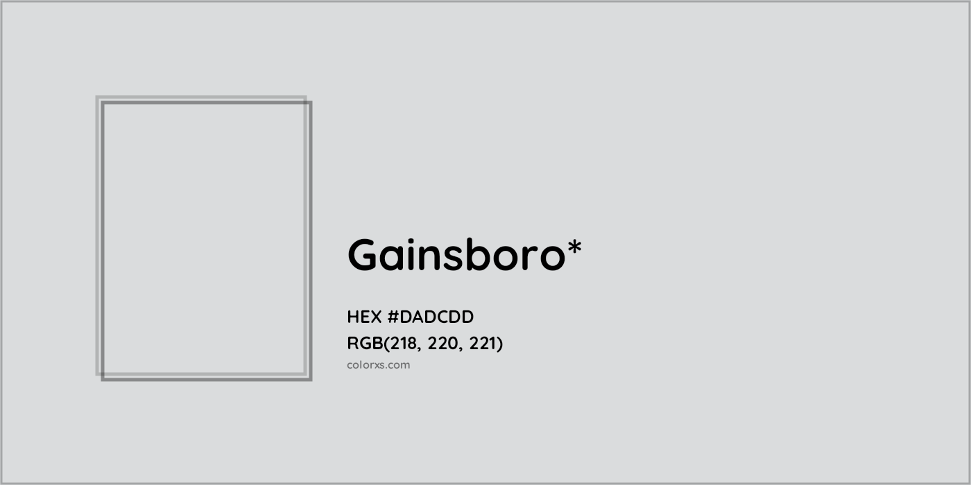 HEX #DADCDD Color Name, Color Code, Palettes, Similar Paints, Images