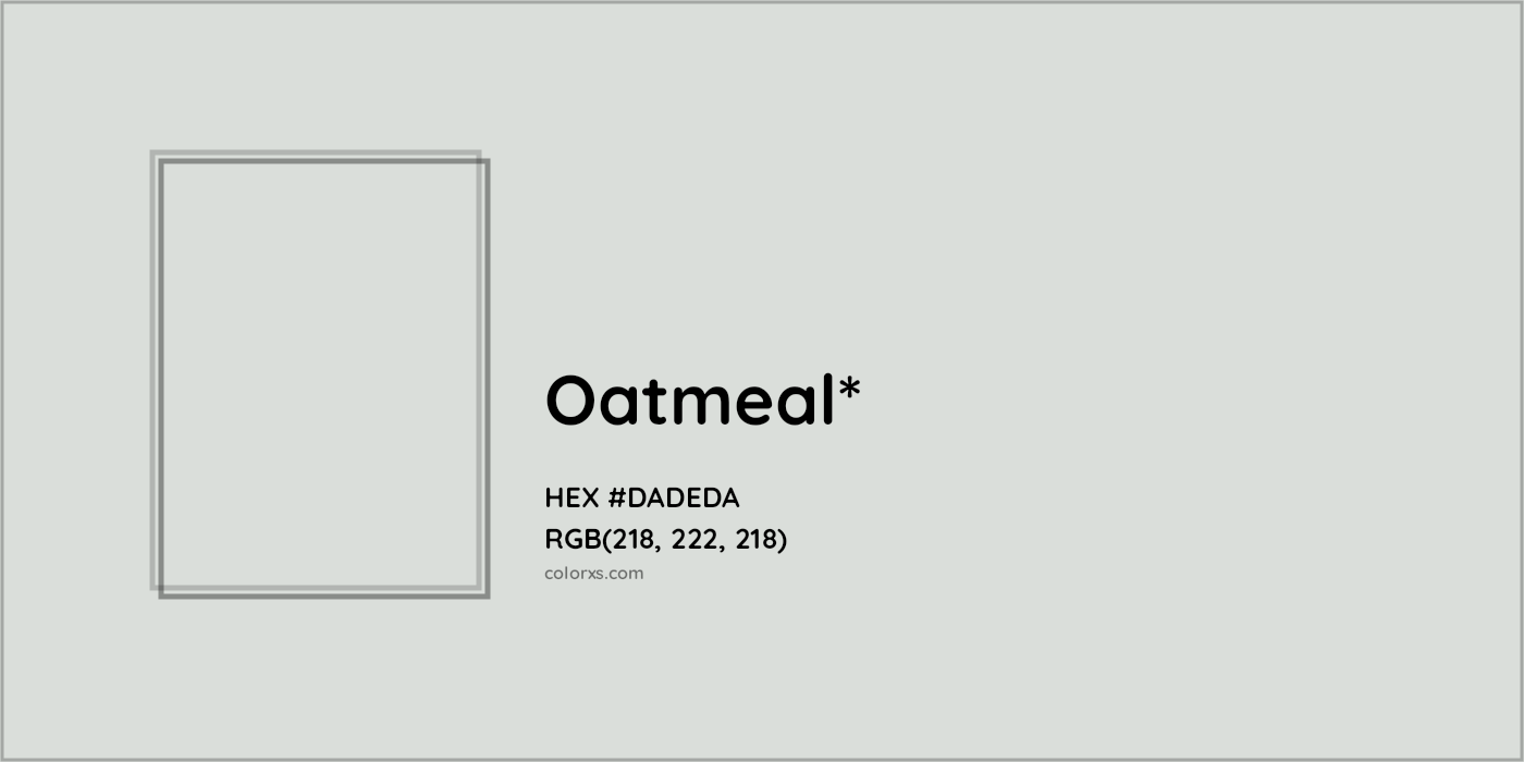 HEX #DADEDA Color Name, Color Code, Palettes, Similar Paints, Images